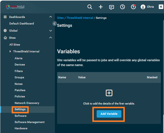 Datto RMM Sites